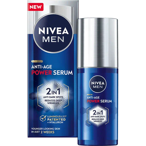 Nivea Men Luminous Anti Age Power 2in1 Serum (Kuva 1 tuotteesta 7)