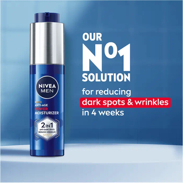 Nivea Men Luminous Anti Age Power Moisturizer (Kuva 3 tuotteesta 7)