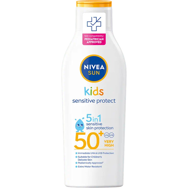 Nivea Sun Kids Sensitive Lotion Spf 50+ (Kuva 1 tuotteesta 4)