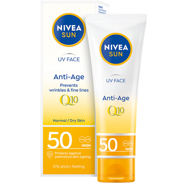 Nivea Sun UV Face Anti Age Q10 Cream Spf 50 (Kuva 1 tuotteesta 2)