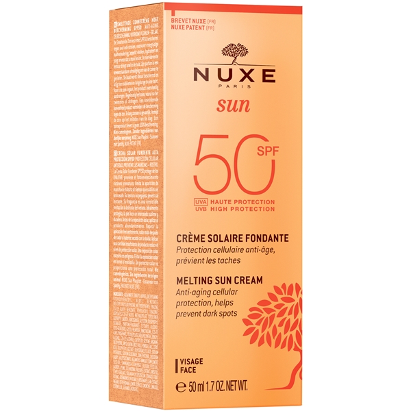 Nuxe SUN Melting Cream for Face SPF 50 (Kuva 2 tuotteesta 2)