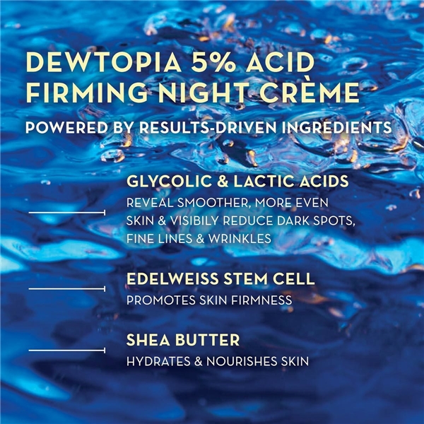 Transform Dewtopia 5% Acid Firming Night Crème (Kuva 5 tuotteesta 5)