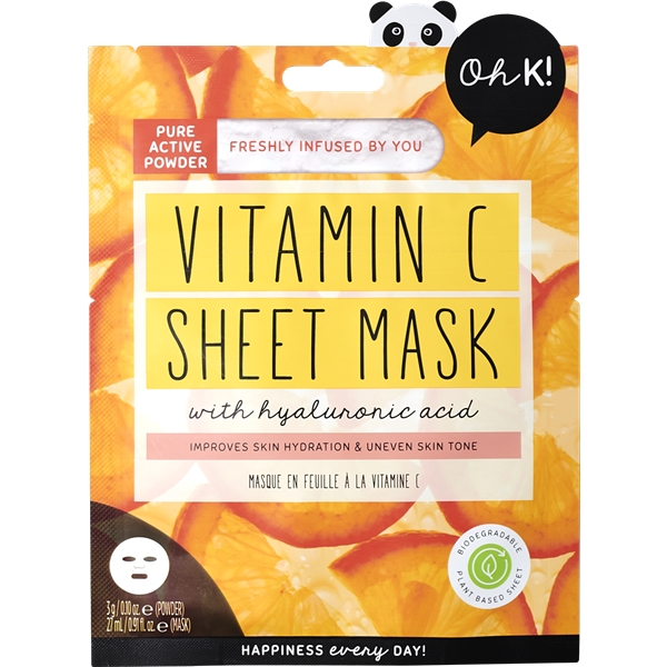 Oh K! Vitamin C Sheet Mask (Kuva 1 tuotteesta 2)