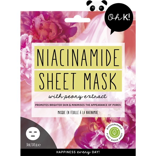 Oh K! Niacinamide Sheet Mask (Kuva 1 tuotteesta 2)