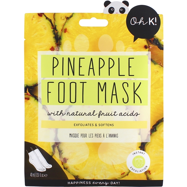 Oh K! Pineapple Exfoliating Foot Mask (Kuva 1 tuotteesta 2)