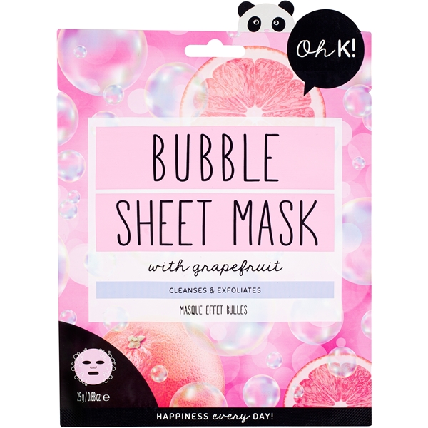 Oh K! Bubble Mask with Grapefruit (Kuva 1 tuotteesta 3)
