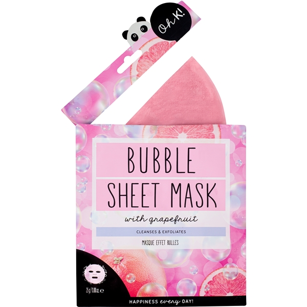 Oh K! Bubble Mask with Grapefruit (Kuva 2 tuotteesta 3)
