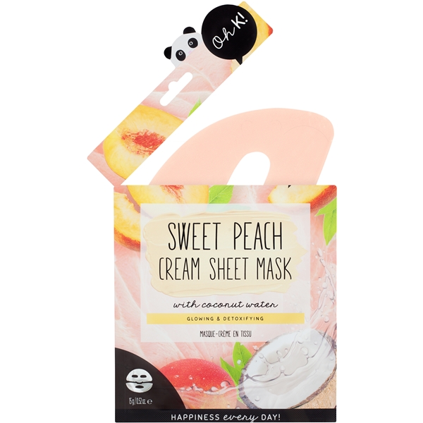 Oh K! Sweet Peach Cream Sheet Mask (Kuva 3 tuotteesta 4)