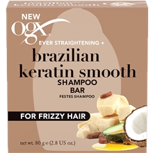 80 gr - OGX Brazilian Keratin Shampoo Bar