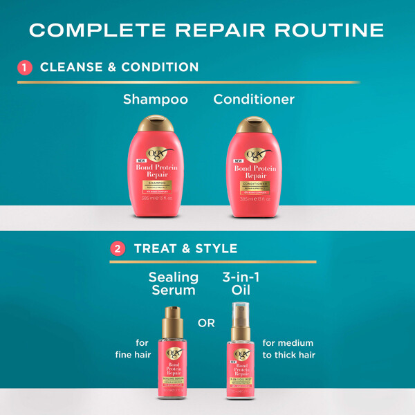 OGX Bond Protein Repair Shampoo (Kuva 5 tuotteesta 5)