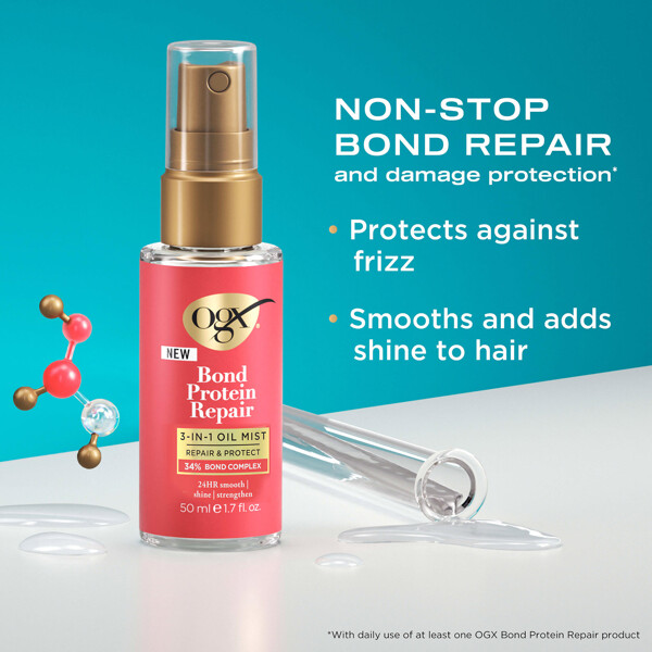 OGX Bond Protein Repair 3-in-1 Oil Mist (Kuva 3 tuotteesta 5)