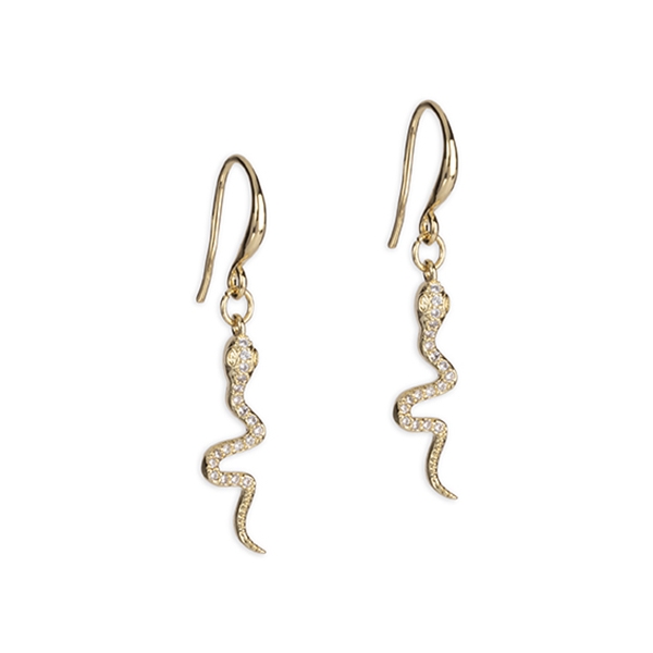 BLUSH Golden Snake Earring