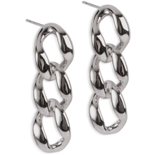 1 set - 88149-02 Chain Silver Earrings