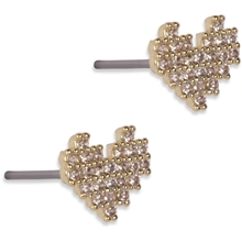 1 set - 96347-07 Love Heart Earrings