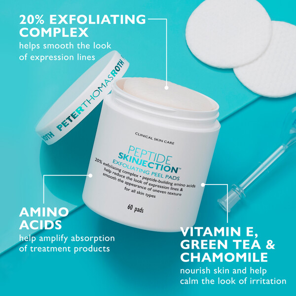 Peptide Skinjection Exfoliating Peel Pads (Kuva 3 tuotteesta 4)