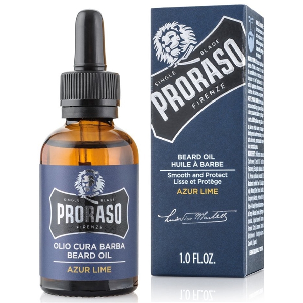 Proraso Beard Oil Azur & Lime (Kuva 1 tuotteesta 2)