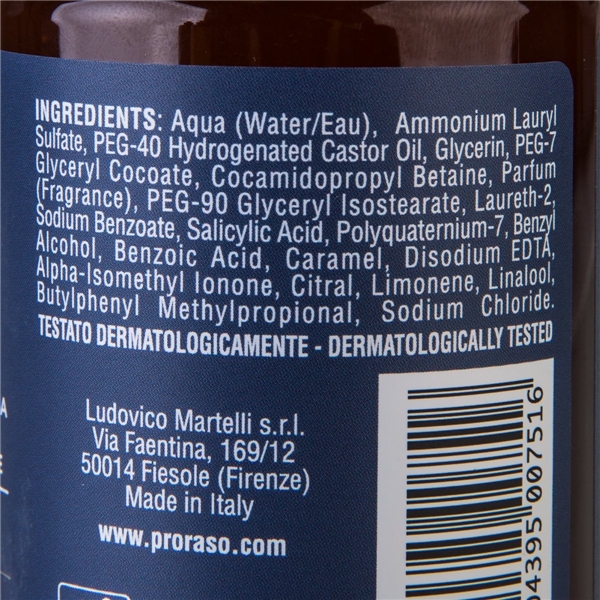 Proraso Beard Shampoo Azur & Lime (Kuva 3 tuotteesta 3)