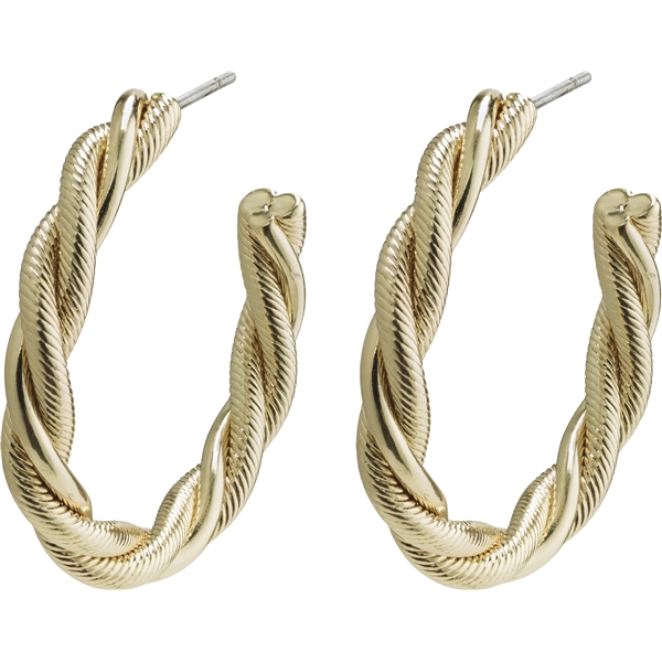 26202-2063 Baya Twisted Creole Earrings (Kuva 1 tuotteesta 2)