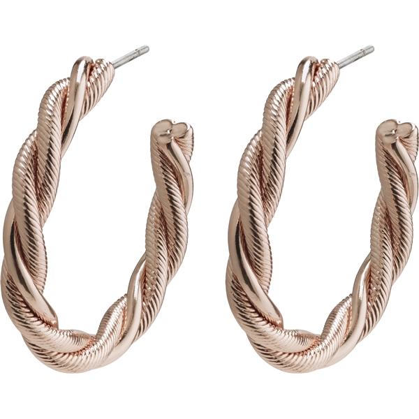 26202-4063 Baya Twisted Rose Gold Earrings (Kuva 1 tuotteesta 2)