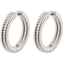14214-6023 Belief Chunky Snake Chain Hoops