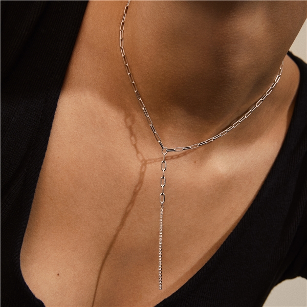 12214-6001 Serenity Cable Chain Crystal Necklace (Kuva 3 tuotteesta 4)