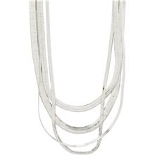 1 set - 10221-6011 OPTIMISM Snake Chain Silver Necklaces