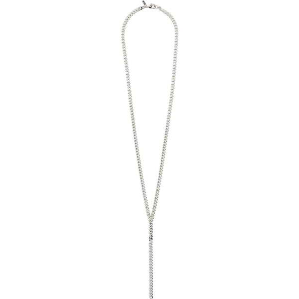 12221-6011 COURAGEOUS Curb Chain Silver Necklace (Kuva 2 tuotteesta 3)