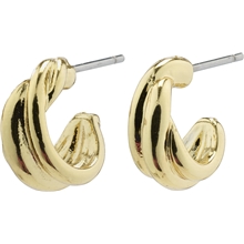 60221-2003 JONNA Twirl Huggie Hoop Earrings
