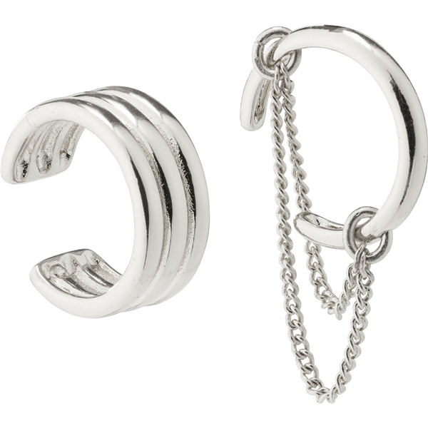 14223-6013 PEACE Asymmetrical Ear Cuffs (Kuva 1 tuotteesta 3)