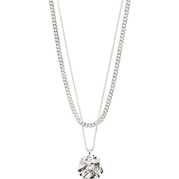 12224-6001 Willpower Curb & Coin Necklace (Kuva 1 tuotteesta 5)