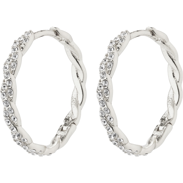 67231-6083 EZO Twirled Crystal Hoops (Kuva 1 tuotteesta 3)