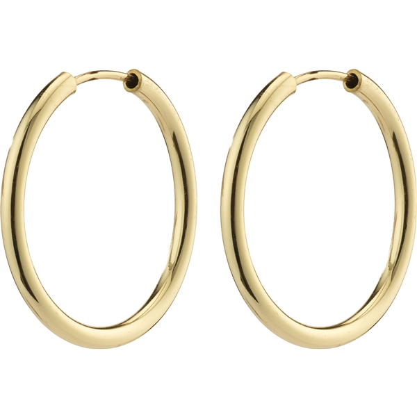 28232-2003 APRIL Gold Small Hoop Earrings (Kuva 1 tuotteesta 3)