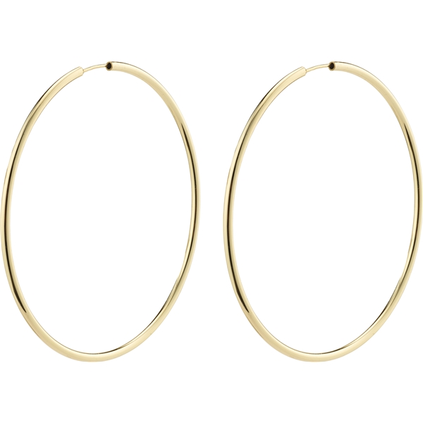 28232-2023 APRIL Gold Large Hoop Earrings (Kuva 1 tuotteesta 3)