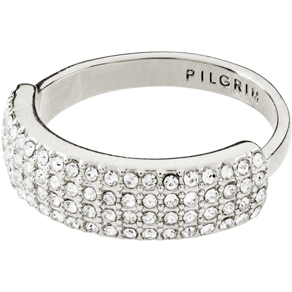 11233-6004 HEAT Crystal Silver Ring, Pilgrim