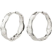 28233-6003 JULITA Hoop Silver Earrings 1 set