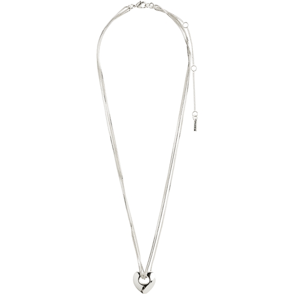 12234-6001 WAVE Heart Necklace Silver Plated (Kuva 2 tuotteesta 7)