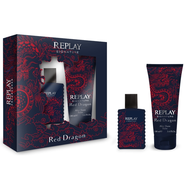 Replay Signature Red Dragon for Him - Gift Set
