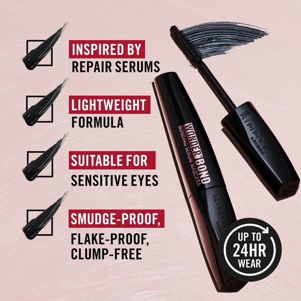 Rimmel Wonder Bond Bonding Serum Mascara (Kuva 6 tuotteesta 9)