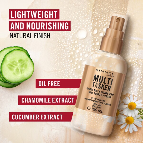 Rimmel Multi Tasker Primer, Mist & Setting Spray (Kuva 4 tuotteesta 7)