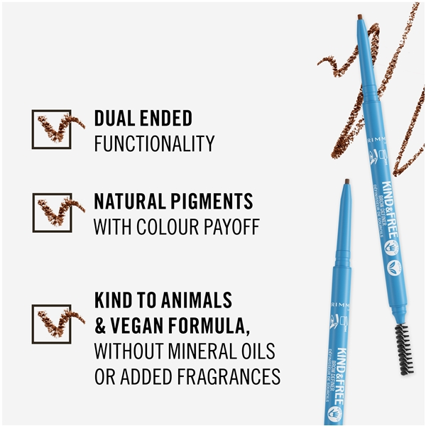 Rimmel Kind & Free Eyebrow Pencil (Kuva 7 tuotteesta 8)