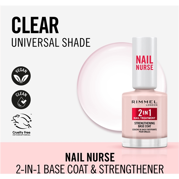 Rimmel Nail Nurse 2 in 1 Nail Treatment (Kuva 2 tuotteesta 7)