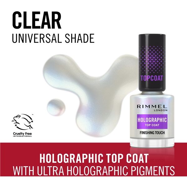 Rimmel Holographic Top Coat (Kuva 2 tuotteesta 7)
