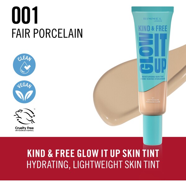 Rimmel Kind & Free Glow It Up Skin Tint (Kuva 2 tuotteesta 9)