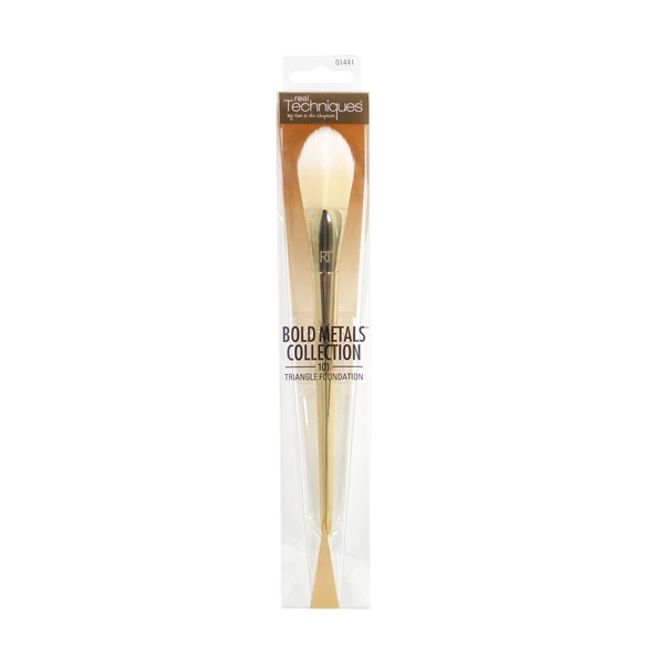 Bold Metal Triangle Foundation Brush