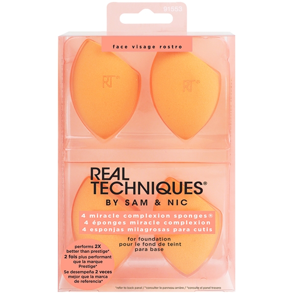 Real Techniques Miracle Complexion Sponge 4 p (Kuva 3 tuotteesta 4)