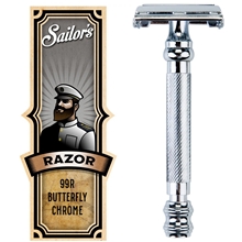 Safety Razor Butterfly Chrome Finish 99R