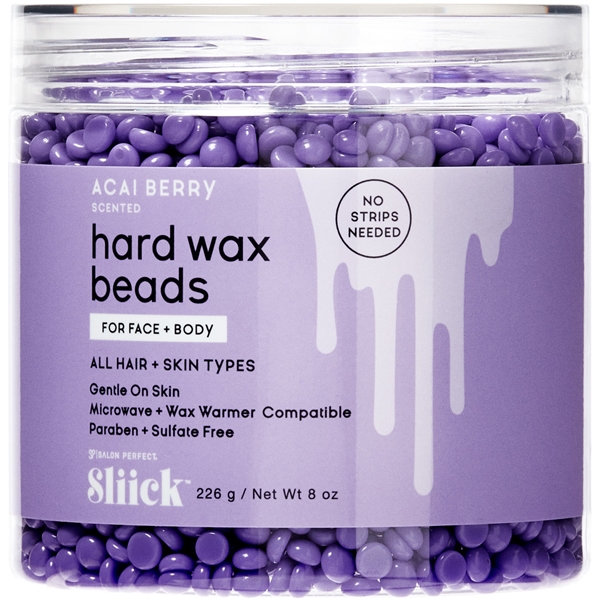 Sliick Hard Wax Beads - Acai Berry (Kuva 1 tuotteesta 6)