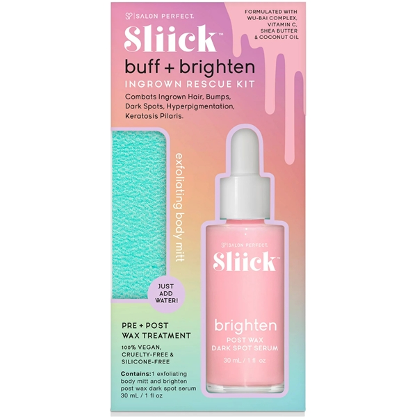 Sliick Buff+Brighten - Ingrown Rescue Kit (Kuva 1 tuotteesta 5)