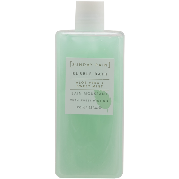 Sunday Rain Aloe & Sweet Mint Bubble Bath (Kuva 1 tuotteesta 3)