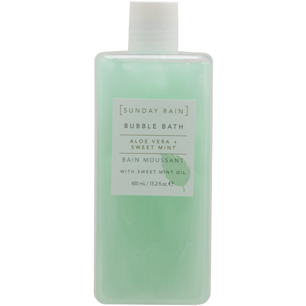 Sunday Rain Aloe & Sweet Mint Bubble Bath (Kuva 1 tuotteesta 3)